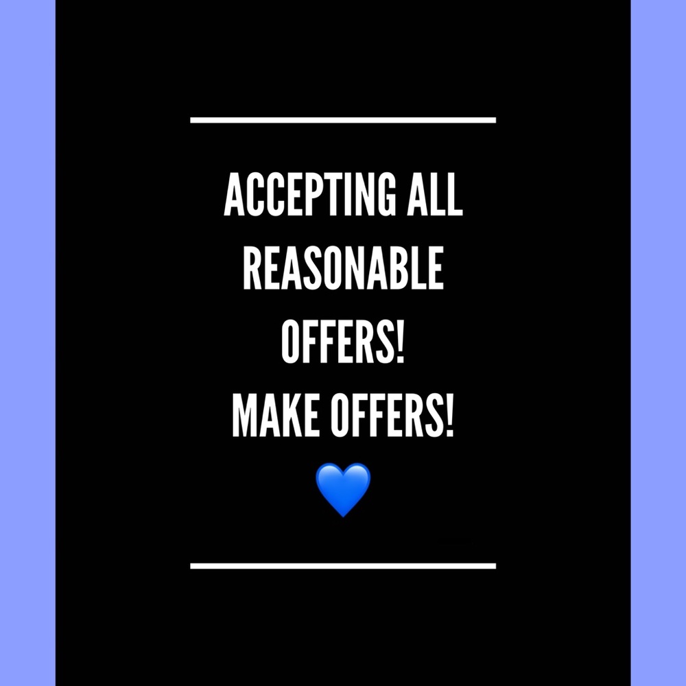 make reasonable offers!